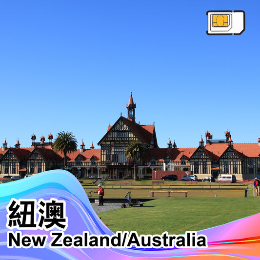 【Australia and New Zealand Internet】Physical Card Australia and New Zealand Card